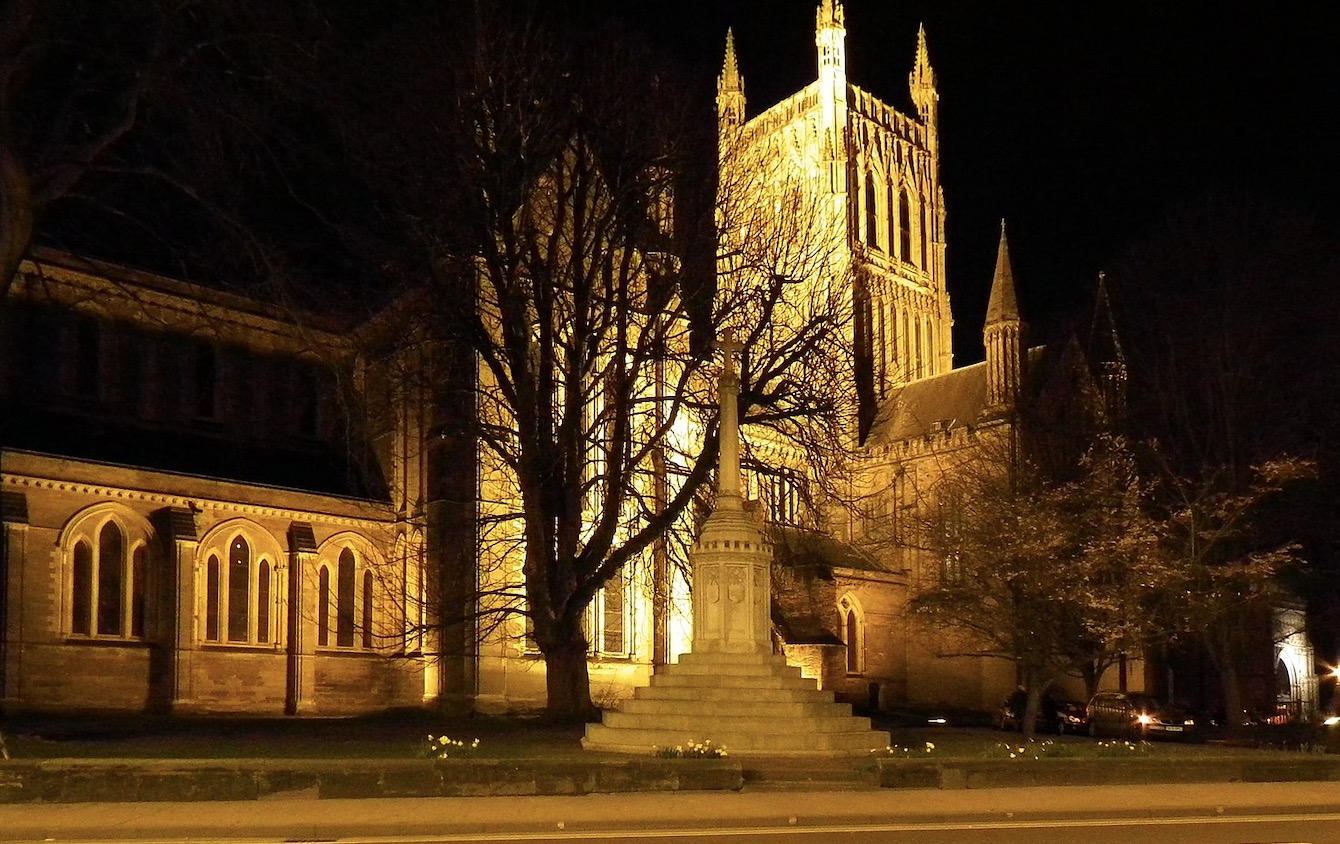 Worcester Cathedrals at Night