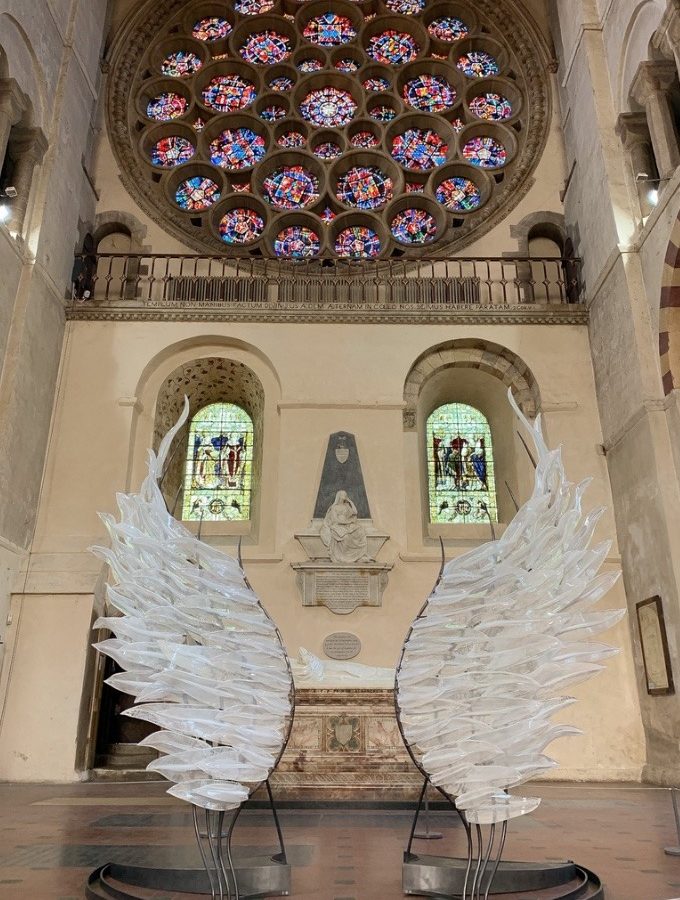 Solace | Glass Wings: A Reflective Installation St Albans Cathedral