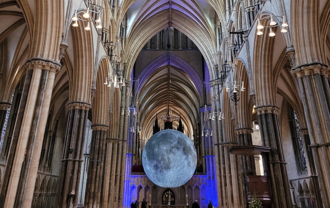 Museum of the Moon Luke Jerram - Lincoln Cathedral