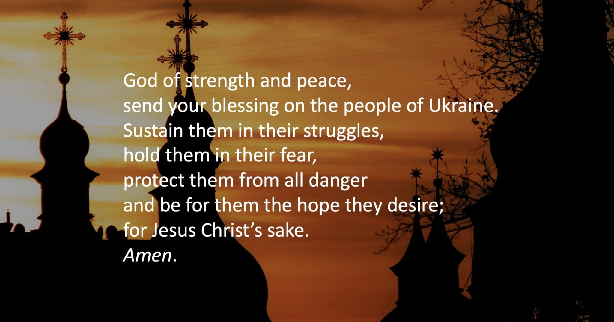 Prayers for Ukraine The Association of English Cathedrals