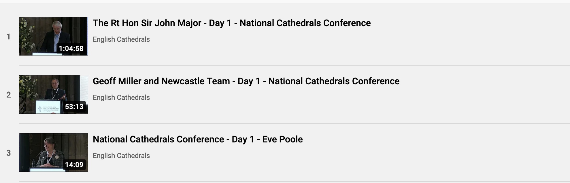 National Cathedrals Conference - News