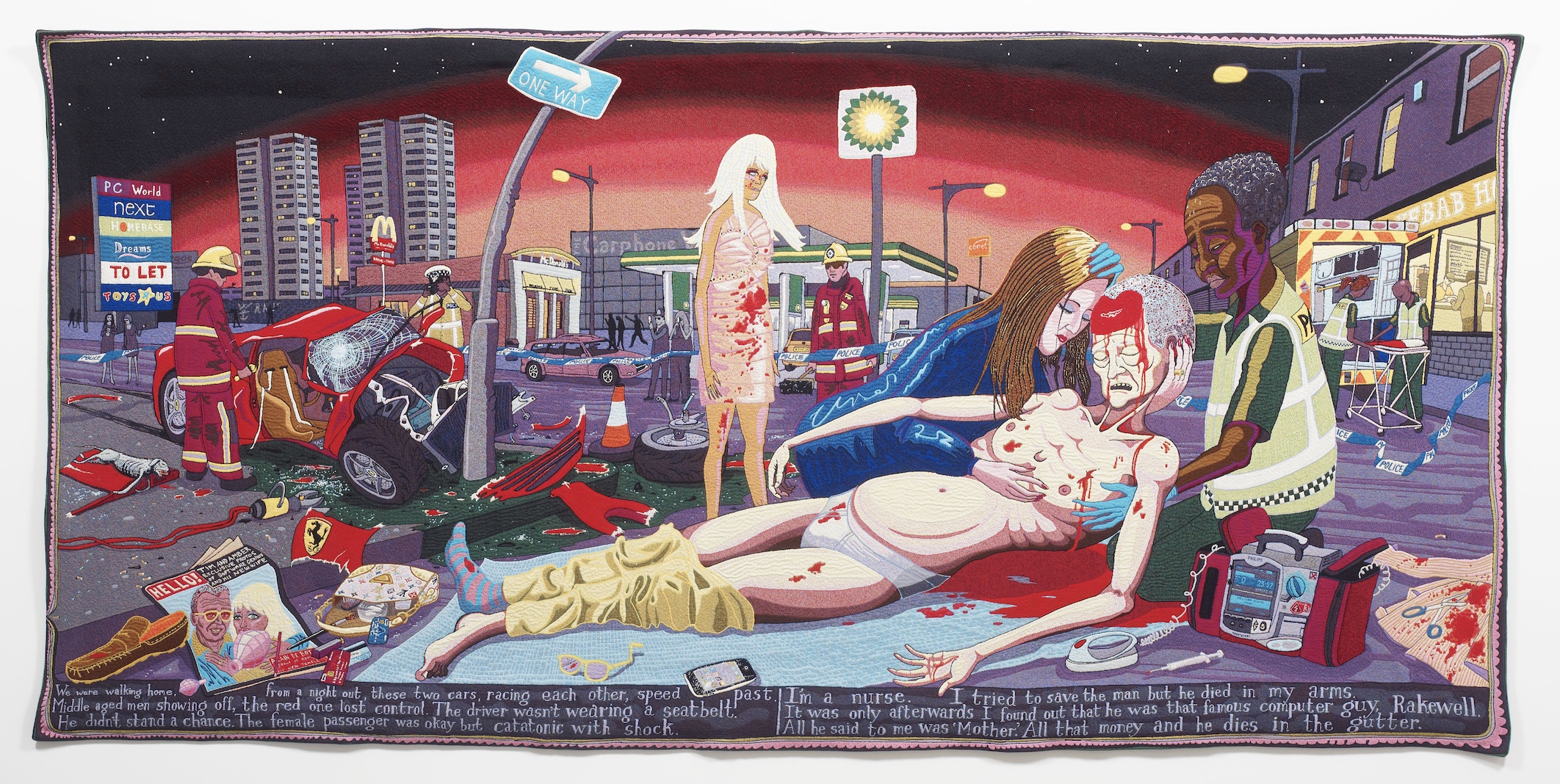 Grayson Perry, The Vanity of Small Differences on show at Salisbury Cathedral