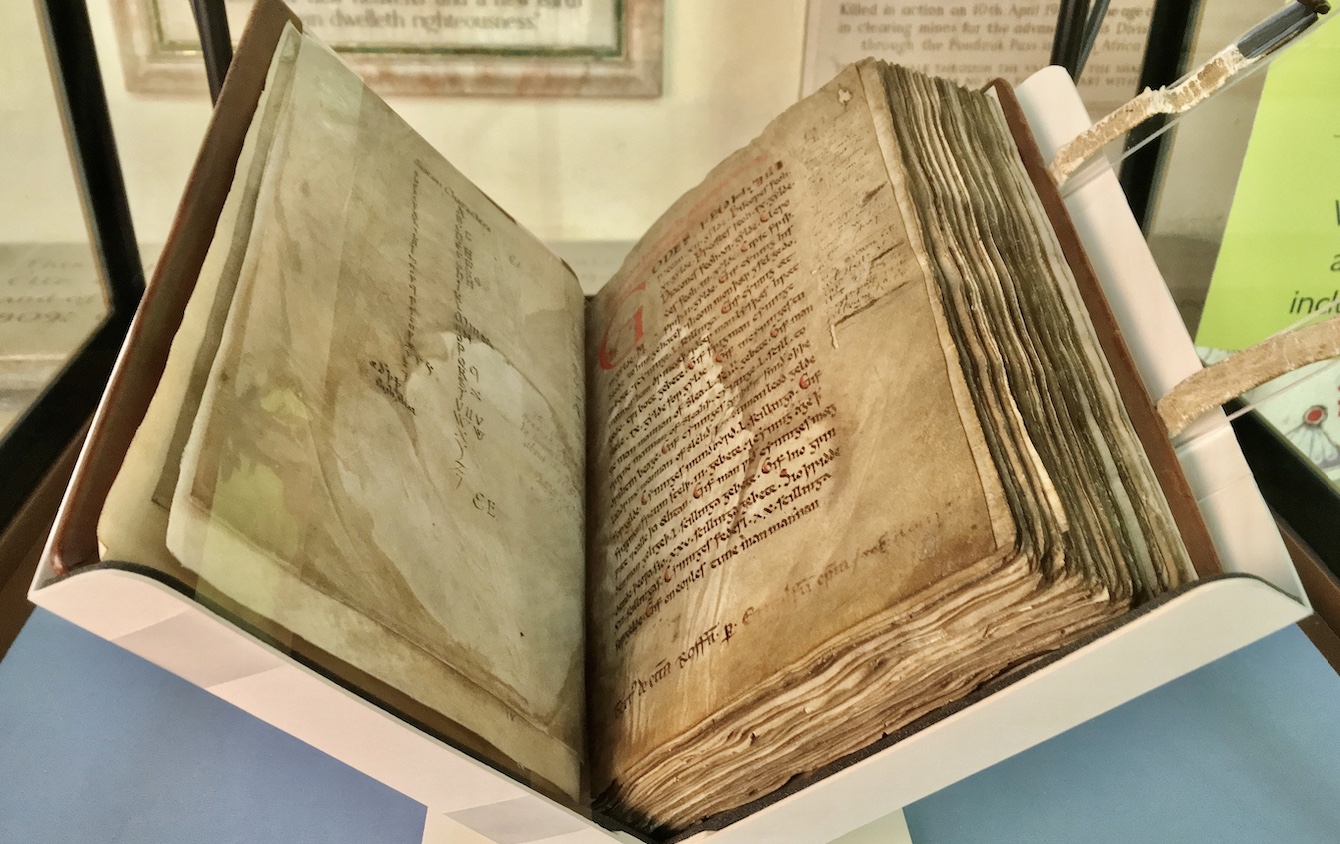 Rochester's Cathedral's ancient manuscript, Textus Roffensis is added to the UNESCO register