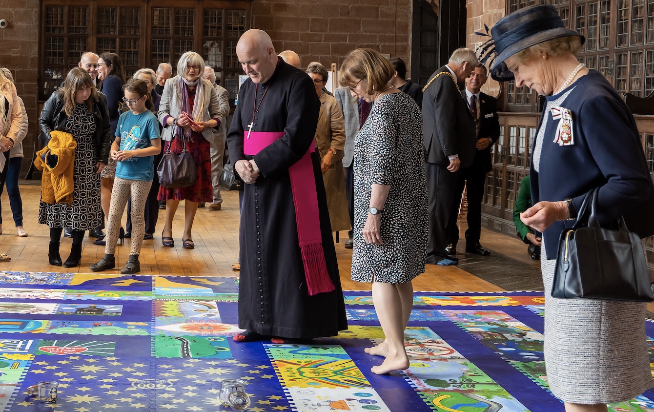 Carlisle Cathedral’s Schools’ Labyrinth on Tour as part of 900th Celebrations