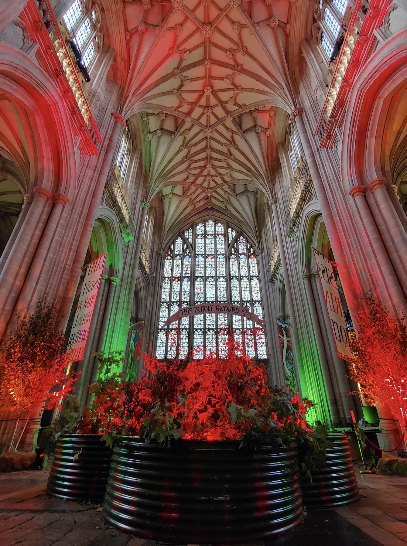 ‘Rally for the Earth’ at Winchester Cathedral and harvest gifts for those in need.