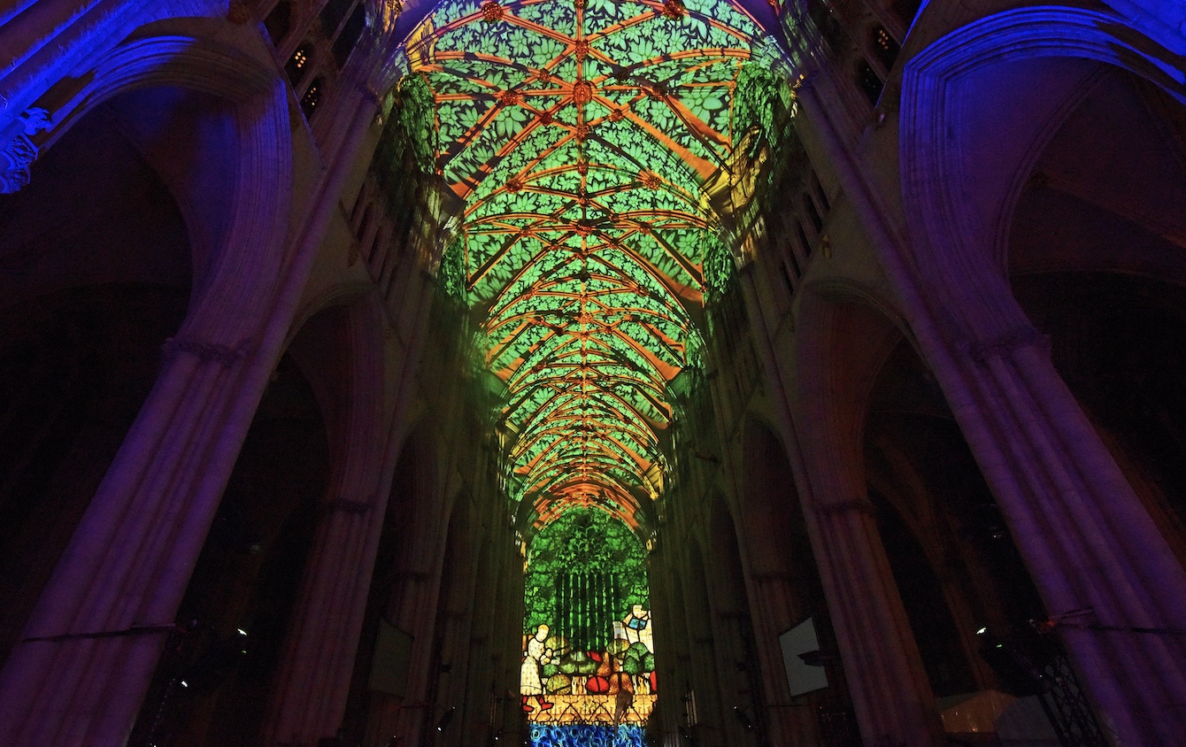 New light and sound projection opens in York Minster