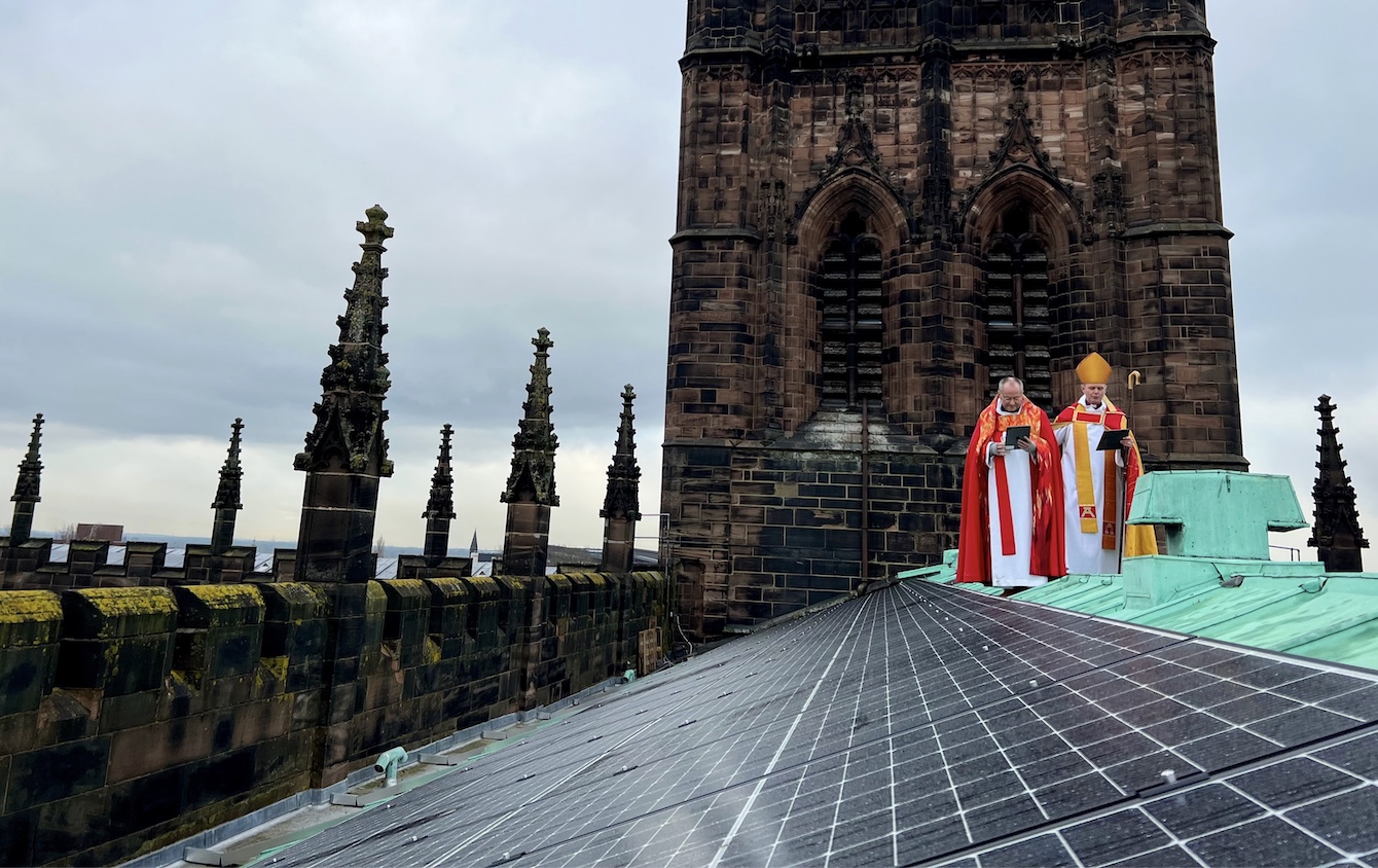 Chester Cathedral is the latest cathedral to install solar panels – part of its commitment to net zero.