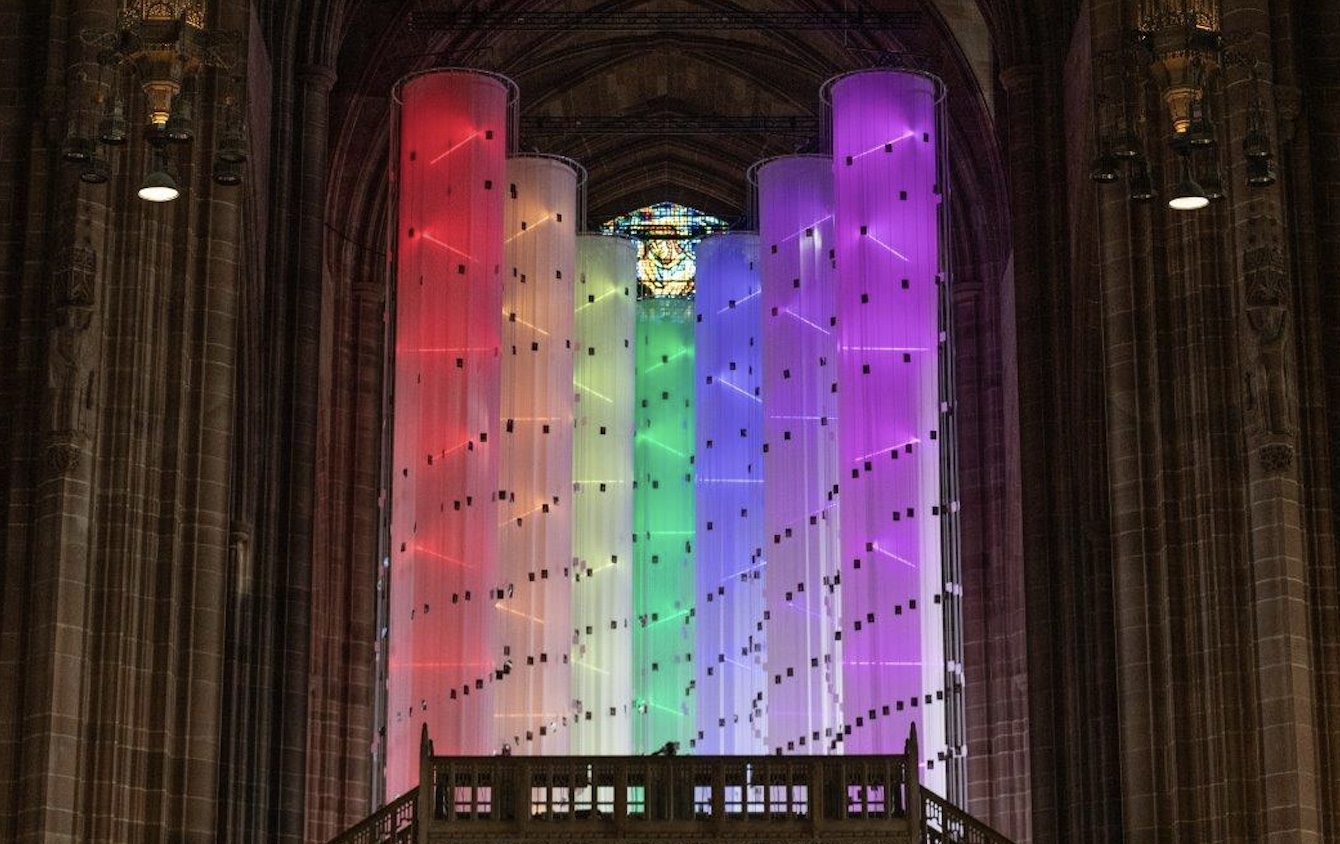 latest artwork by Peter Walker goes on display in Liverpool Cathedral