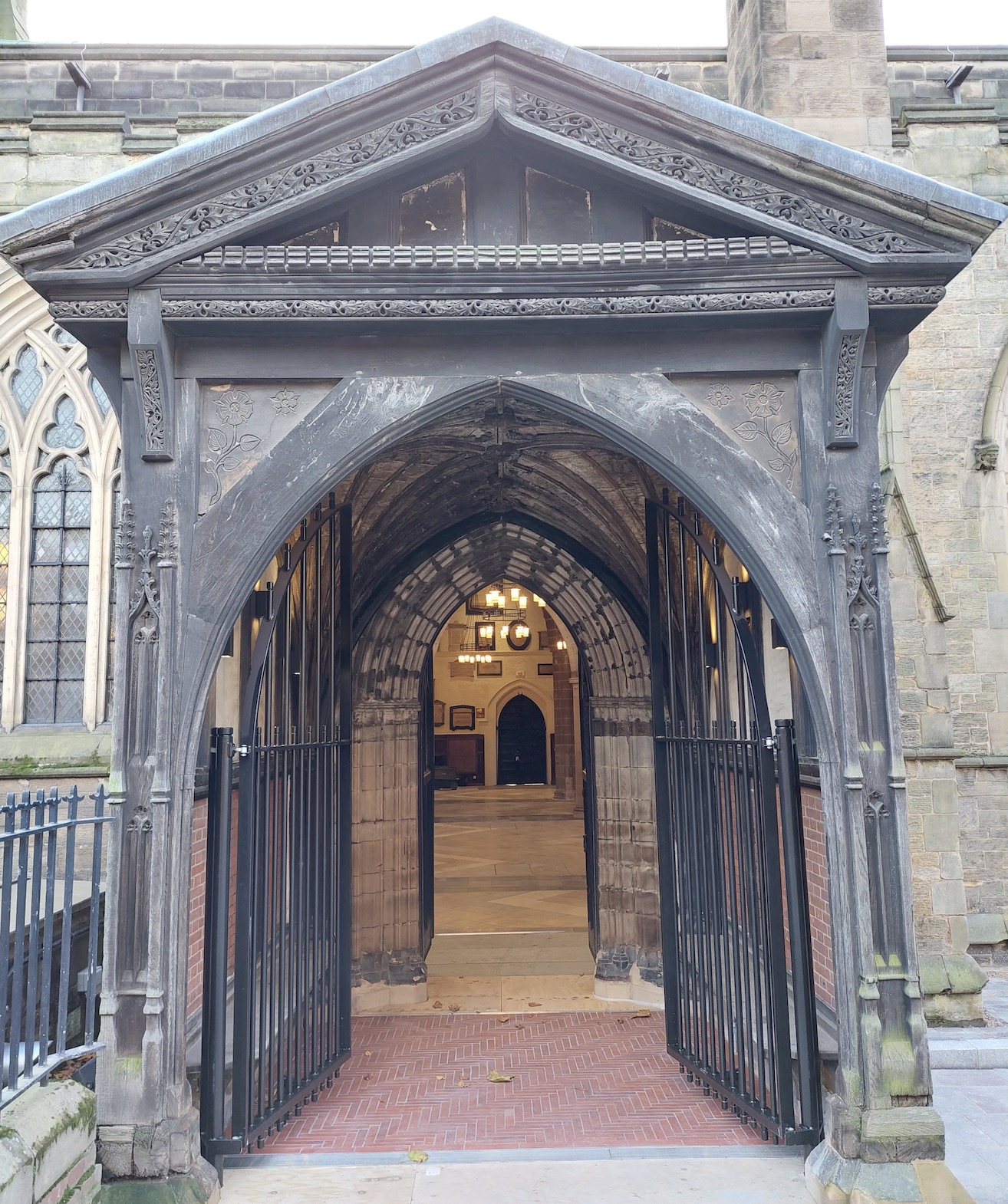 Leicester Cathedral Door