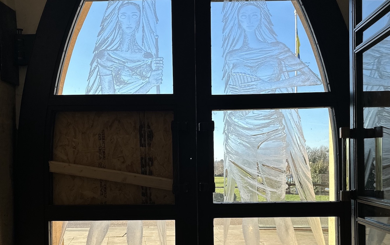 Guildford Cathedral launches fundraiser after vandals smash iconic glass doors.