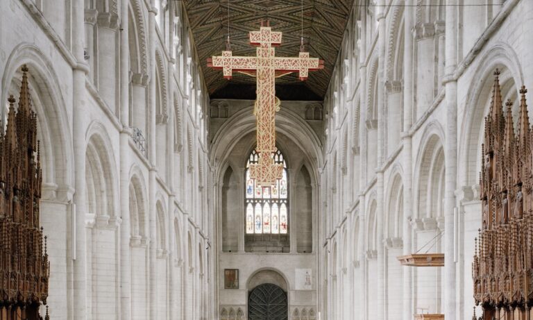 image from Peter Marlow English Cathedrals Exhibition - Peterborough Cathedral