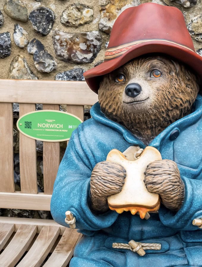 Paddington Bear at Norwich Cathedral
